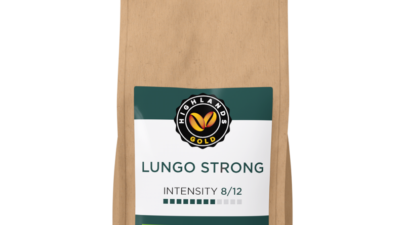 Goedkoop Highlands Gold Lungo Strong - koffiebonen 250 GR bestellen