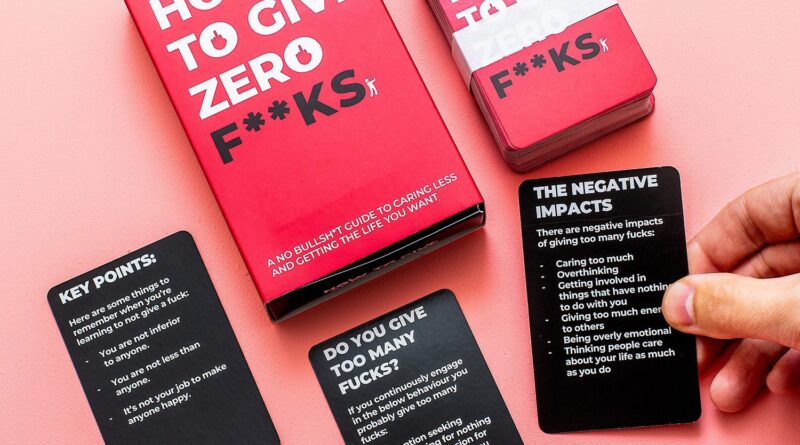 Lees alles over  How To Give Zero F**ks Kaarten en bestel deze goedkoop online